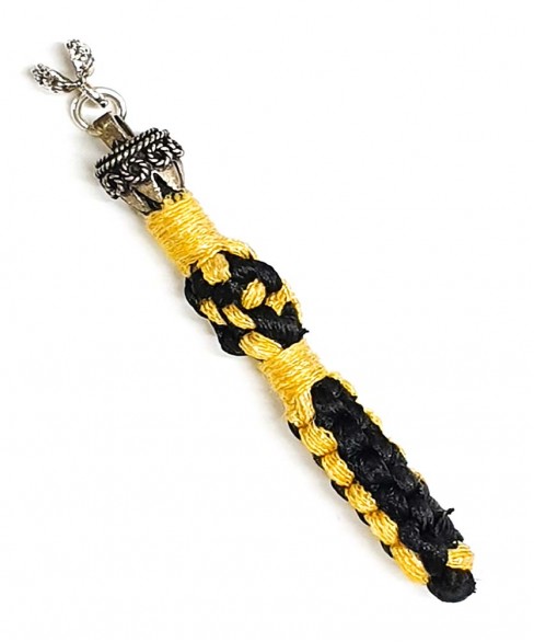 Χειροποίητη υφασμάτινη φούντα για κομπολόι AKS10207