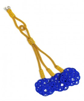 Χειροποίητη μεταλλική φούντα για κομπολόι AKS10208