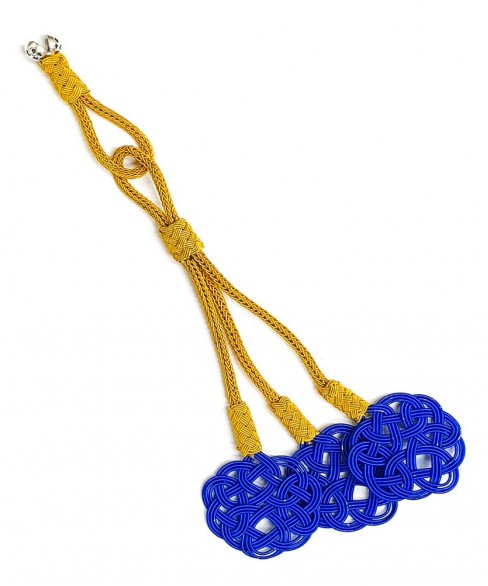 Χειροποίητη μεταλλική φούντα για κομπολόι AKS10208