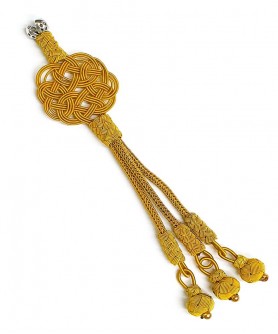 Χειροποίητη μεταλλική φούντα για κομπολόι AKS10209