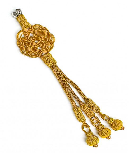 Χειροποίητη μεταλλική φούντα για κομπολόι AKS10209