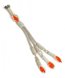 Χειροποίητη μεταλλική φούντα για κομπολόι AKS10229