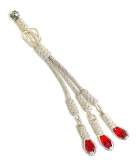 Χειροποίητη μεταλλική φούντα για κομπολόι AKS10215