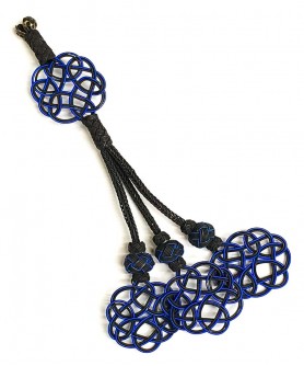 Χειροποίητη μεταλλική φούντα για κομπολόι AKS10232