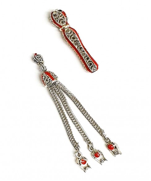 Set (tassel and emamu) for worry beads SET10001