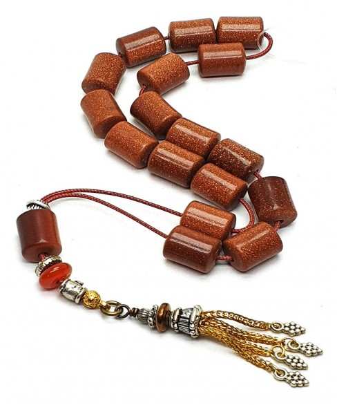 Κομπολόι από Ορυκτή Πέτρα KOM10363