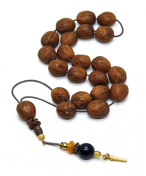 Κομπολόι από Μοσχοκάρυδο KOM10289