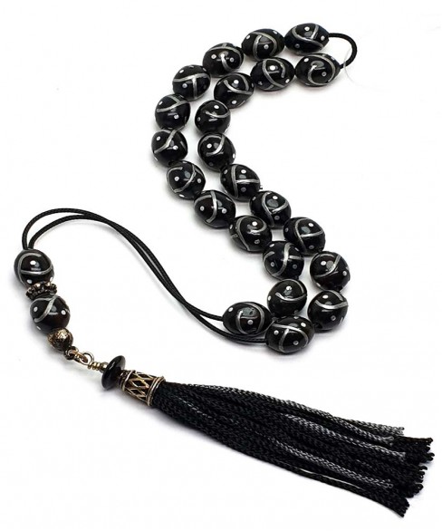 Κομπολόι από Έβενο KOM10425