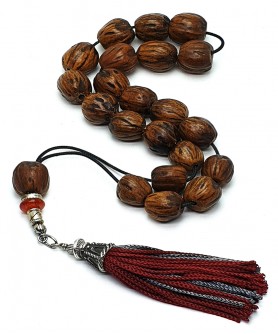 Κομπολόι από Μοσχοκάρυδο KOM10306