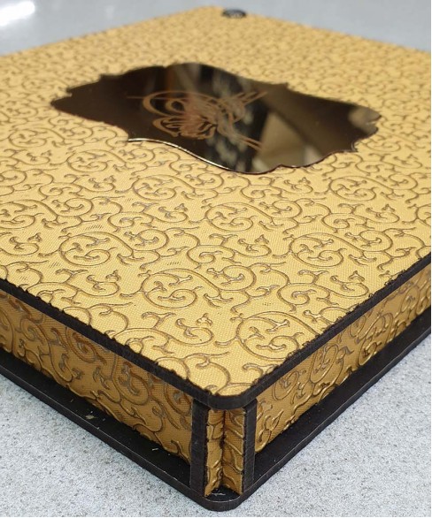 Χειροποίητο ξύλινο κουτί για συλλογές κομπολογιών KOYT10005