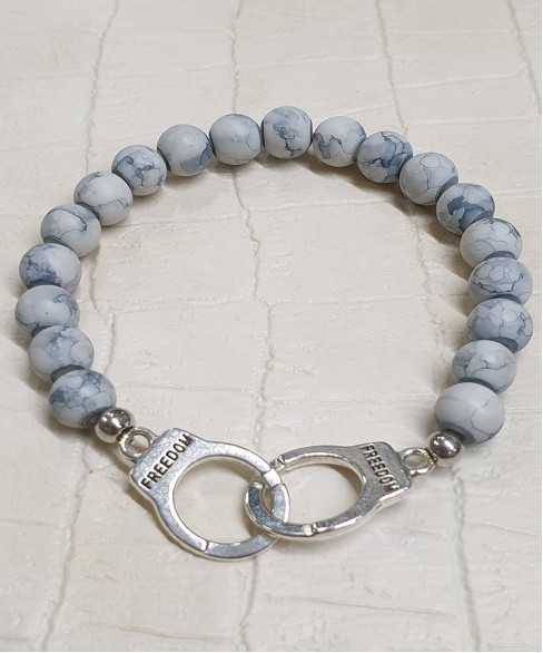 Χειροπέδα με Ορυκτή Πέτρα XEI10003