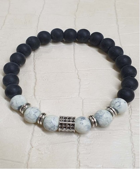 Χειροπέδα με Ορυκτή Πέτρα XEI10004