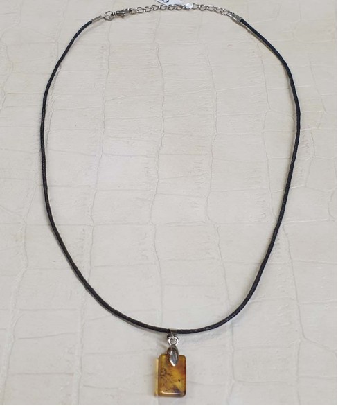 Κολιέ με Κεχριμπάρι KOL10004