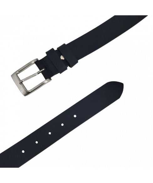 Δερμάτινη Ανδρική Ζώνη KOUROS NS1010 BLACK