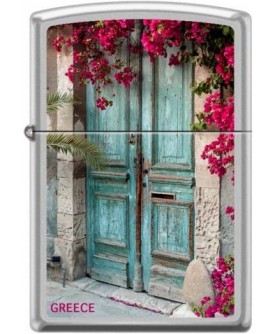 Zippo Greek Blue Doors