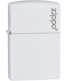 Zippo Logo White Matte 214ZL