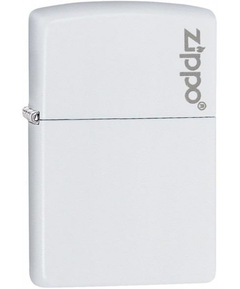 Zippo Logo White Matte 214ZL