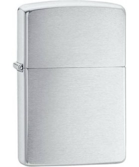 Zippo 200 Reg Brush Fin Chrome