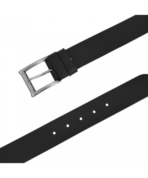 Δερμάτινη Ανδρική Ζώνη KOUROS NS1004 BLACK