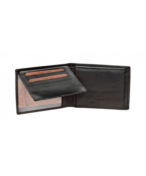 Ανδρικό Πορτοφόλι LAVOR 1-3614 DARK BROWN