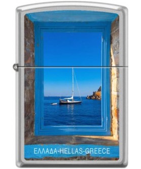 Zippo Sailboat In Window