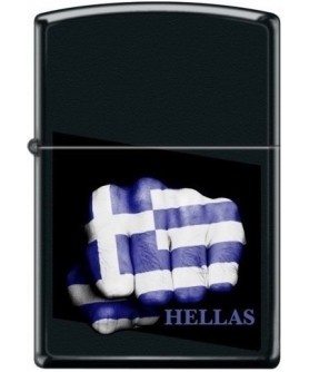 Zippo Greek Flag Fist