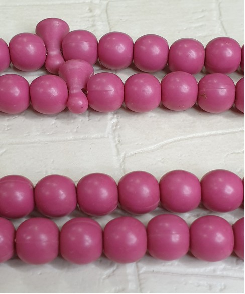 Τεσπίχ (Μουσουλμανικό Προσευχητάρι) από τεχνιτή ρυτίνη με 99 χάντρες TES10039