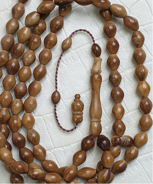 Τεσπίχ (Μουσουλμανικό Προσευχητάρι) από κουκ με 99 χάντρες TES10058