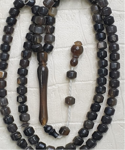 Τεσπίχ (Μουσουλμανικό Προσευχητάρι) από κέρατο με 99 χάντρες TES10059