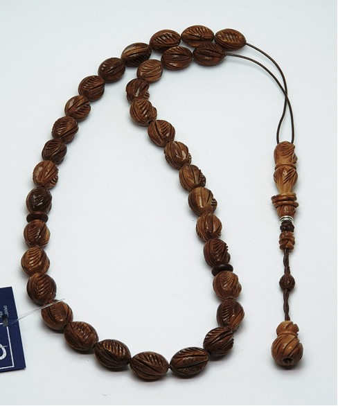 Κομπολόι 33άρι από Σκαλιστό Κουκ KOM10271