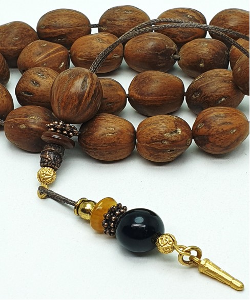 Κομπολόι από Μοσχοκάρυδο KOM10289