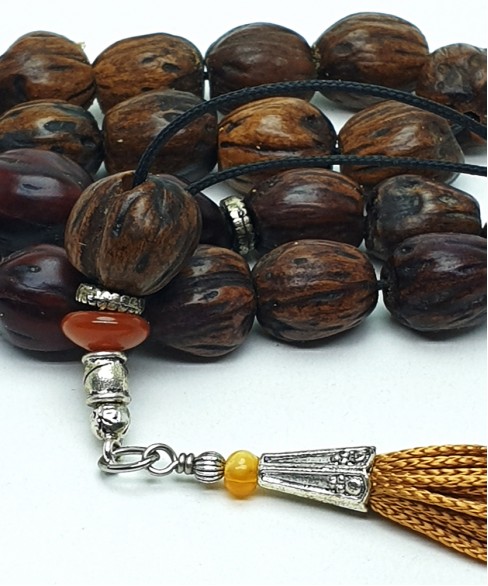 Κομπολόι από Μοσχοκάρυδο KOM10296