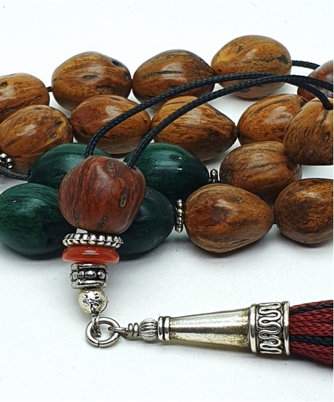 Κομπολόι από Μοσχοκάρυδο KOM10299