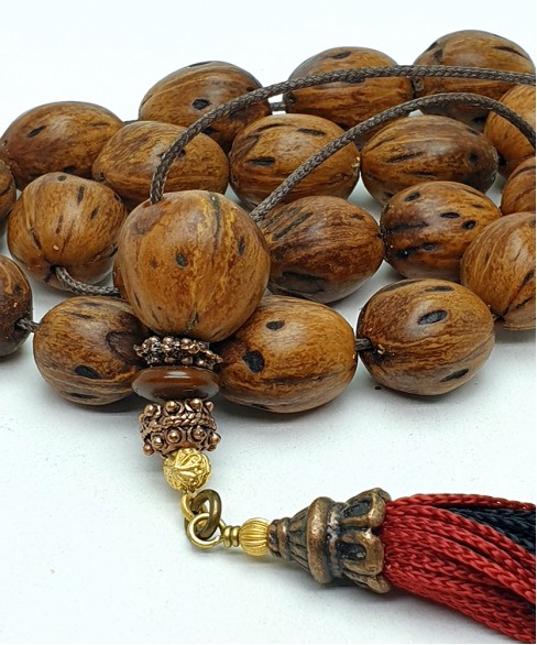 Κομπολόι από Μοσχοκάρυδο KOM10314