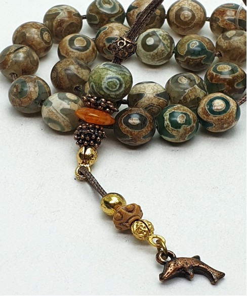 Κομπολόι από Ορυκτή Πέτρα KOM10378