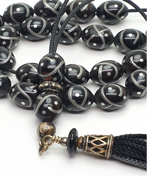 Κομπολόι από Έβενο KOM10425