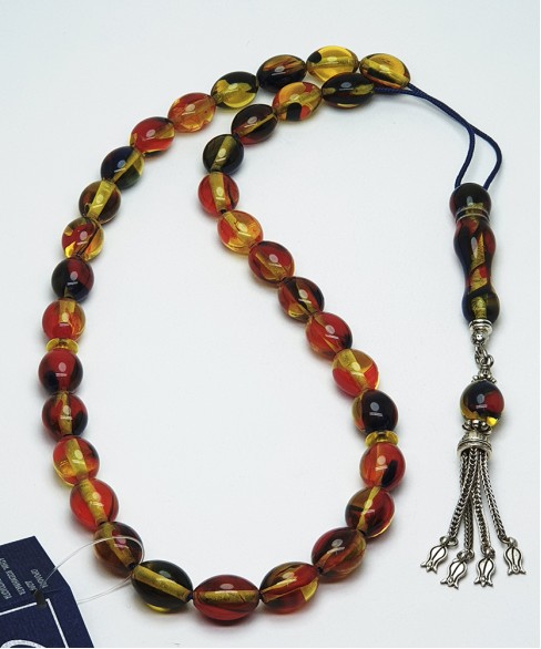 Κομπολόι 33άρι από Τεχνητή Ρητίνη KOM10245