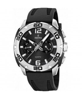 FESTINA Multi Calendar Black Rubber Strap F16665/8